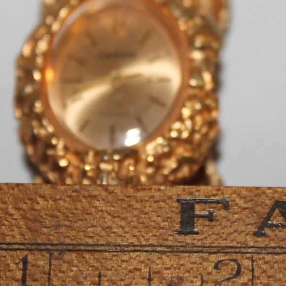 Rare Vintage CARAN Swiss Made 12 Jewels Art Deco Watch Bracelet main image 8